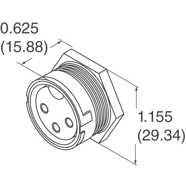 4182-3SG-300 Conxall/Switchcraft  Assemblages de connecteurs circulaires